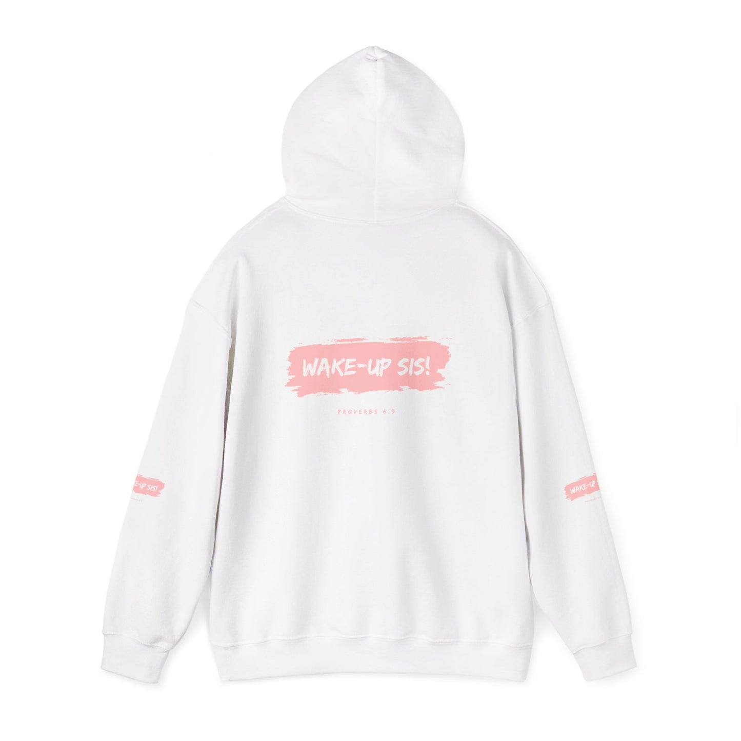 Wake-Up Sis! Hoodie, Motivational Sweatshirt, Cute Gift for Friends, Cozy Layer for Every Occasion, Everyday Comfort