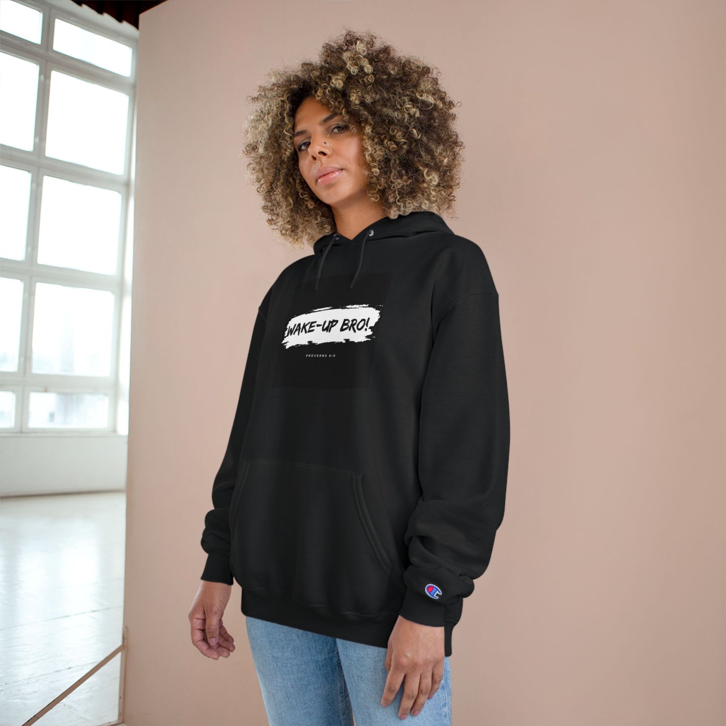 Wake-Up Bro! - Champion Hoodie