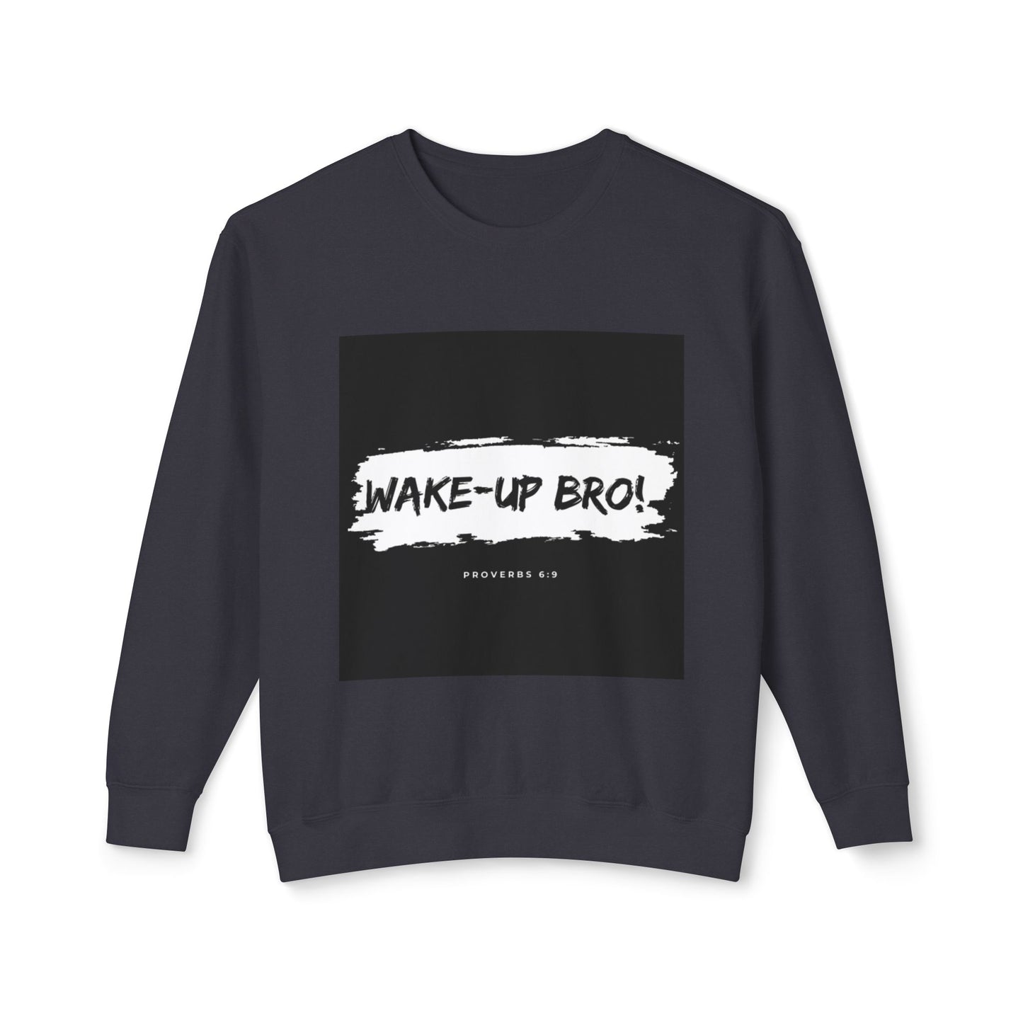 Wake-Up Bro! Lightweight Crewneck Sweatshirt