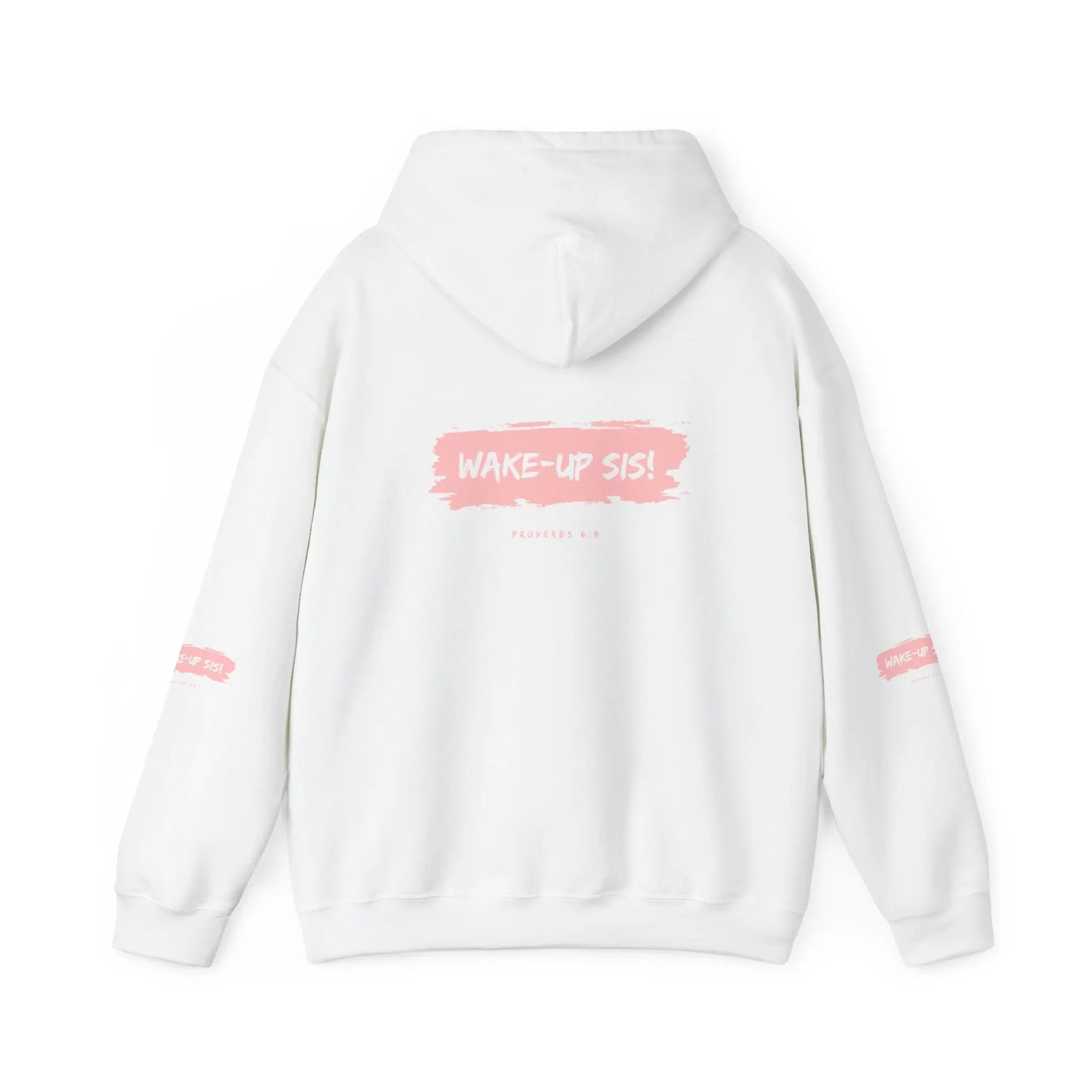 Wake-Up Sis! Hoodie, Motivational Sweatshirt, Cute Gift for Friends. - SHOPDSOG