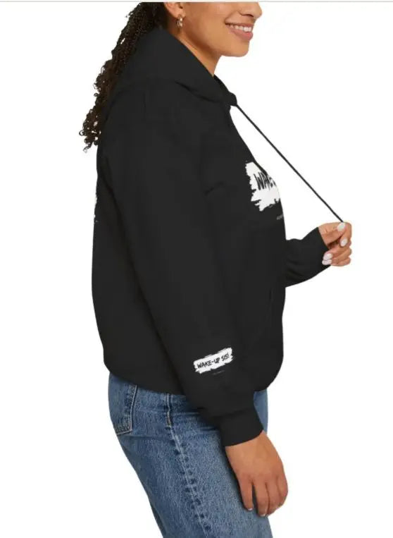 Wake - Up Sis! Trendy Hoodie, Cozy Sweatshirt for Sisters, Gift Idea for Birthdays, Casual Wear, Everyday Comfort - SHOPDSOG