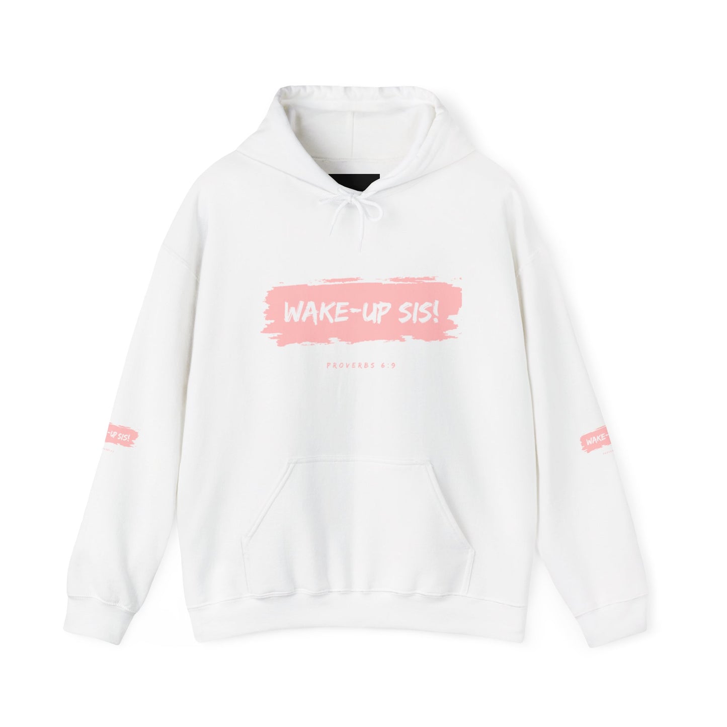 Wake-Up Sis! Hoodie, Motivational Sweatshirt, Cute Gift for Friends, Cozy Layer for Every Occasion, Everyday Comfort