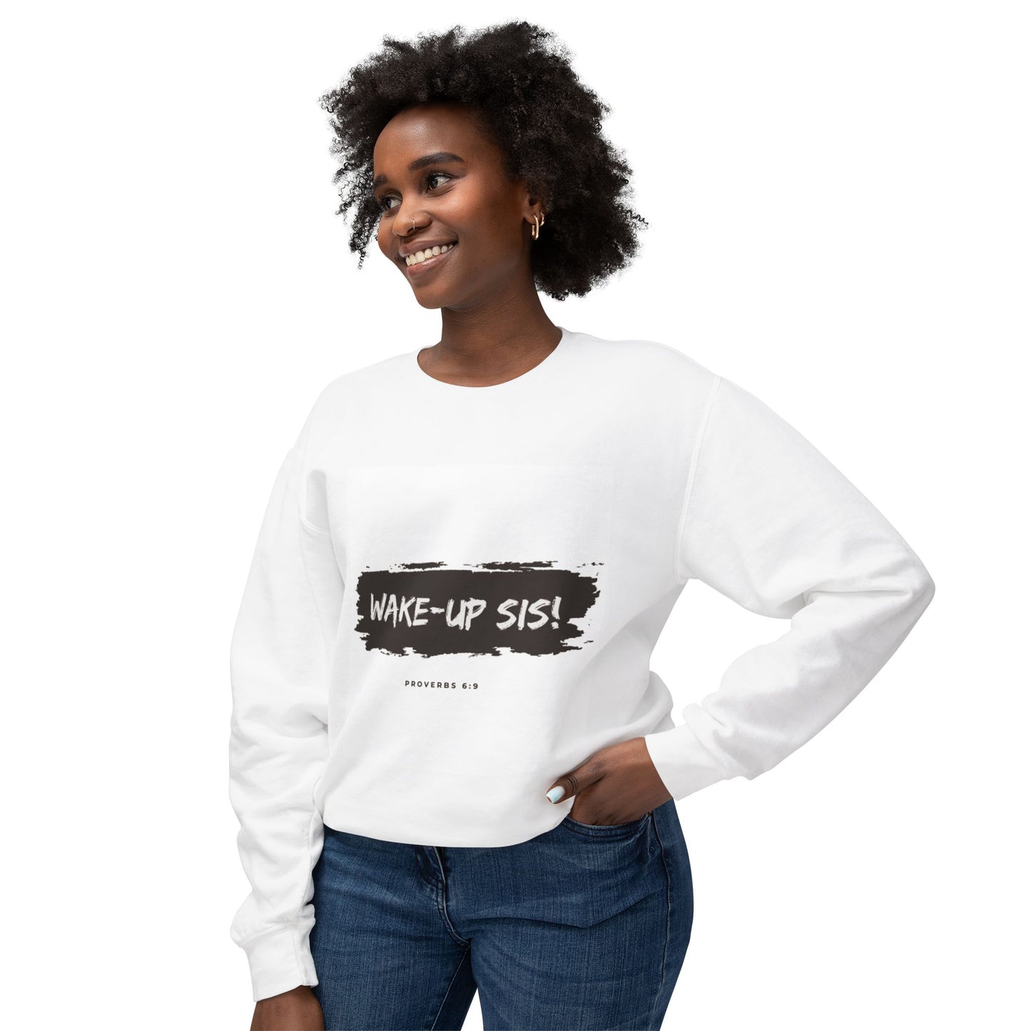 Wake-Up Sis! Lightweight Crewneck Sweatshirt