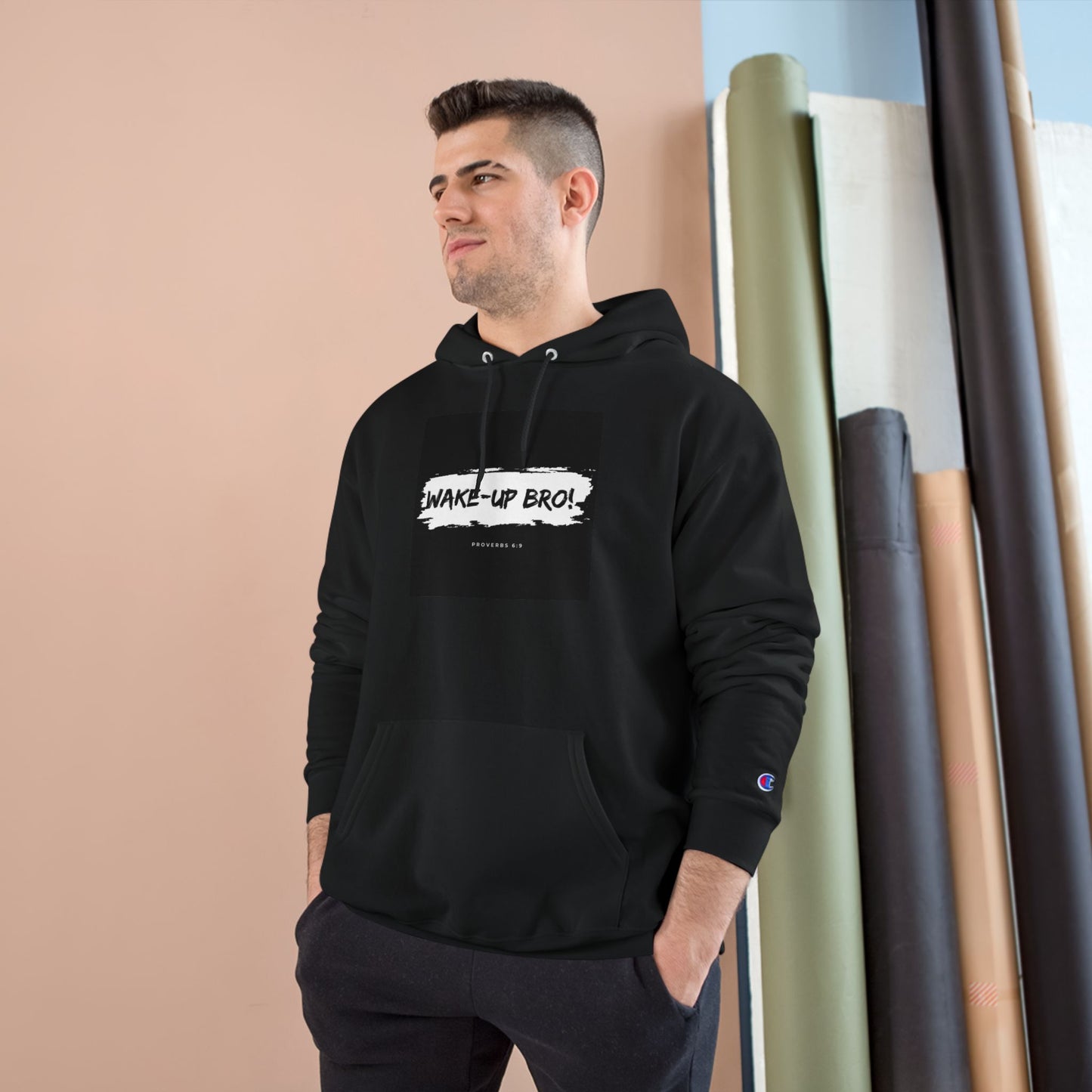 Wake-Up Bro! - Champion Hoodie