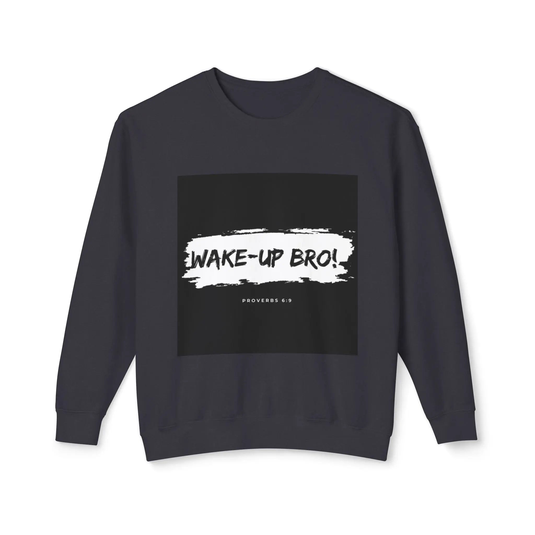 Wake - Up Bro! Lightweight Crewneck Sweatshirt - SHOPDSOG