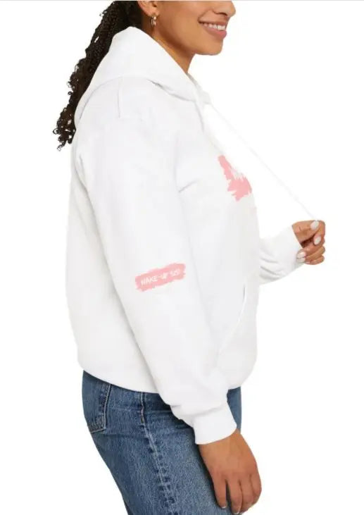 Wake-Up Sis! Hoodie, Motivational Sweatshirt, Cute Gift for Friends. - SHOPDSOG
